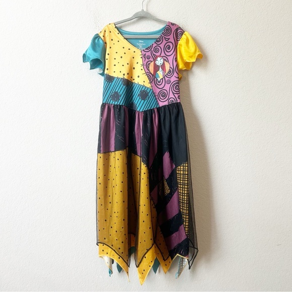 New Tim Burton’s Nightmare Before Christmas Sally nightgown long dress Sz 8 - Picture 1 of 8
